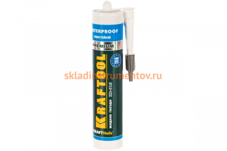 Монтажный клей Kraftool KraftNails Premium KN-915 для ванн и душевых, 310мл 41345_z01