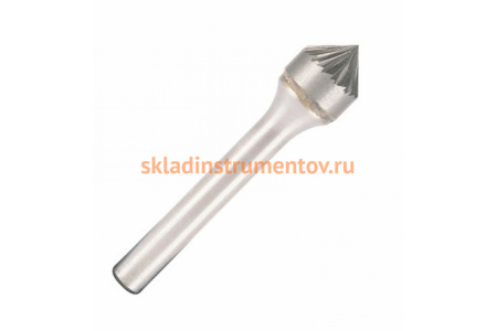 Бор-фреза форма K зенкера с вершиной 90 градусов (16x8 мм, хвостовик 6 мм) D.BOR 9F-20160K02D