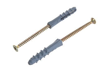 Дюбель Зубр СТАНДАРТ с шурупом 5x30мм, 15шт 30661-05-30