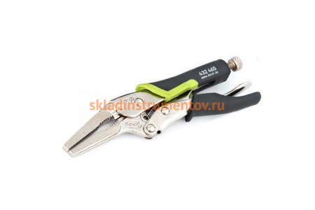 Зажим с фиксацией и удлиненным захватом Дело Техники 165 мм 432465