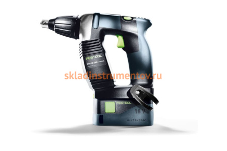 Аккумуляторный шуруповерт для гипсокартонных плит Festool DWC 18-4500 Li Basic 574747