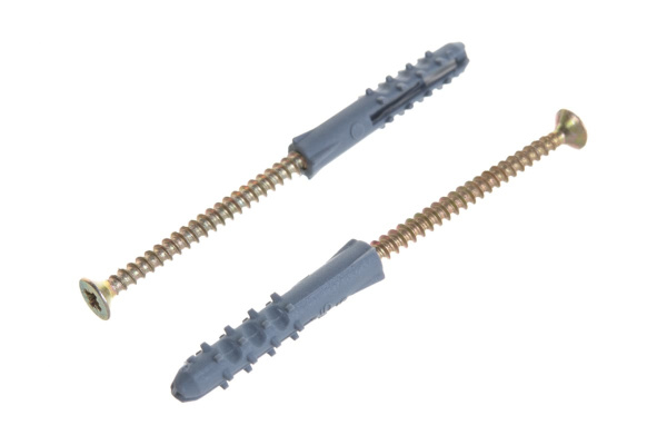 Дюбель Зубр СТАНДАРТ с шурупом 5x30мм, 15шт 30661-05-30