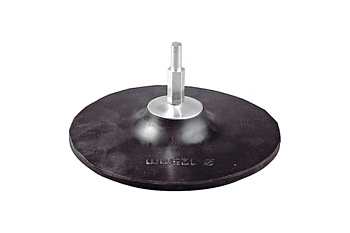 Насадка резиновая с прижимной шайбой под шлифовальные круги (125 мм; 8 мм) для дрелей Тевтон 3579-125