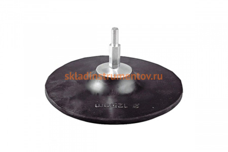 Насадка резиновая с прижимной шайбой под шлифовальные круги (125 мм; 8 мм) для дрелей Тевтон 3579-125