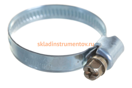 Металлический хомут СИБРТЕХ 25-40 мм 50 шт ширина 9 мм 47560