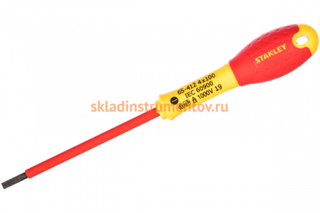 Диэлектрическая отвертка FATMAX 1000V 4 х 100 мм Stanley 0-65-412
