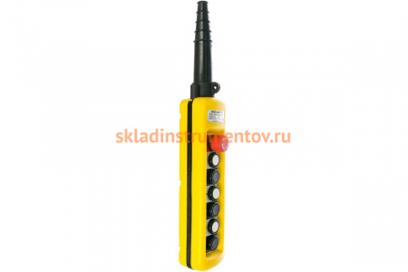 Пульт 6 кнопок, 1 ступенчатая кнопка + СТОП БУТОН EURO-LIFT 00013060