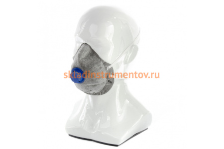 Фильтрующая полумаска-респиратор СИБРТЕХ, c угольным слоем, с клапаном выдоха, FFP1/СИБРТЕХ/Россия 89246