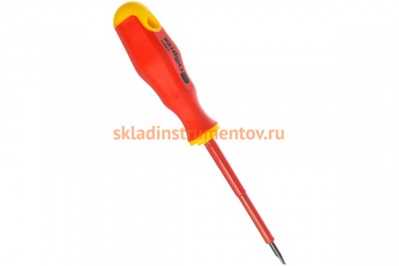 Диэлектрическая отвертка СИБРТЕХ SL3*75mm 12931