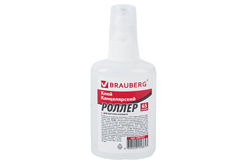 Клей-роллер BRAUBERG канцелярский для бумаги, картона, 65 г 226757