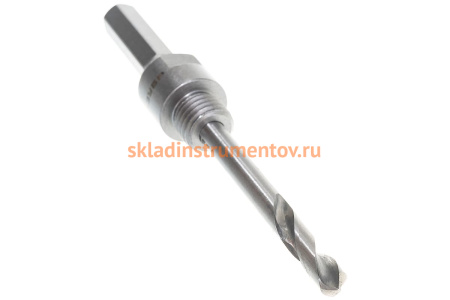 Державка ПРОФИ (HEX12.5; М16; сверло Р6М5 8х100 мм) для коронок универсальных Зубр 29516