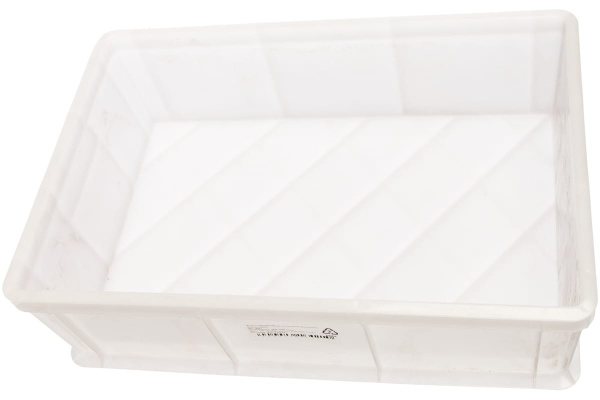 Морозостойкий сплошной ящик Тара.ру 600х400х180 мм, белый 16421