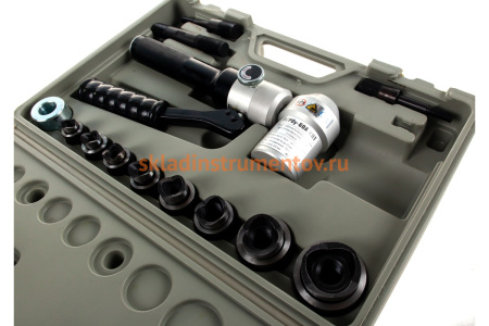 Гидравлический ручной угловой пресс для пробивки отверстий КВТ ПГРОу-60А 66535 Гидравлический ручной угловой пресс для пробивки отверстий КВТ ПГРОу-60А 66535