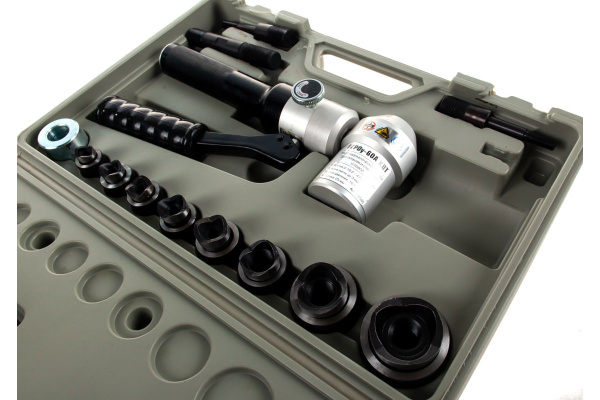 Гидравлический ручной угловой пресс для пробивки отверстий КВТ ПГРОу-60А 66535 Гидравлический ручной угловой пресс для пробивки отверстий КВТ ПГРОу-60А 66535