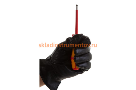 Отвертка диэлектрическая Wera, VDE, PZ/S 1х80 мм, WE-006190