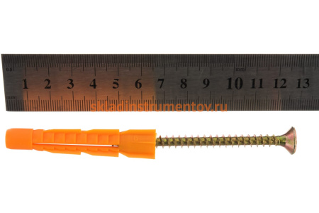 Дюбель универсальный с шурупом 4 шт. (10х61 мм) Зубр 4-301196-10-061