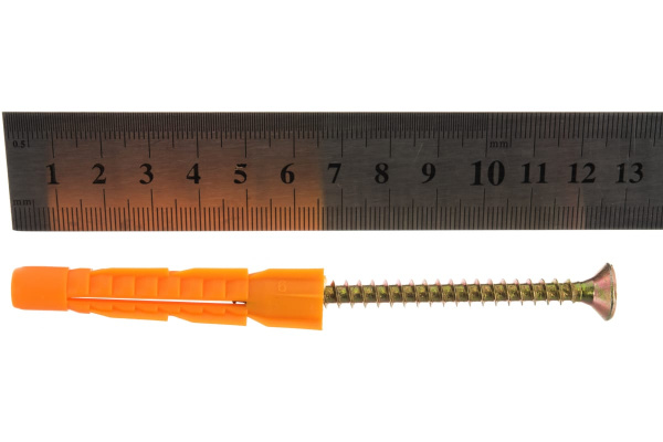 Дюбель универсальный с шурупом 4 шт. (10х61 мм) Зубр 4-301196-10-061