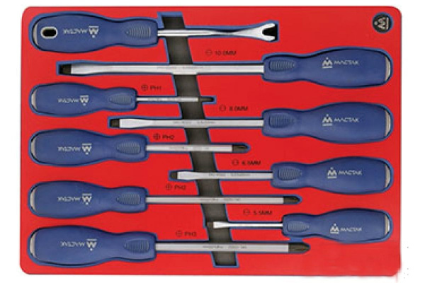 Набор силовых отвёрток 9шт МАСТАК 5-4009D