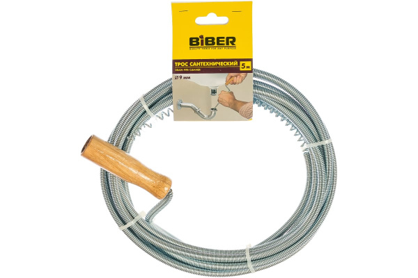 Сантехнический трос Biber 5 мх9 мм  90253 тов-112900