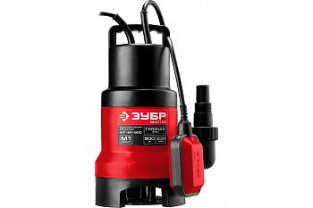 Дренажный насос ЗУБР 900 Вт для грязной воды НПГ-М1-900