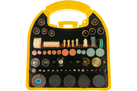 Набор мини-насадок в пластиковом кейсе (186 предметов) для гравировальных машин Stayer 29900-H186