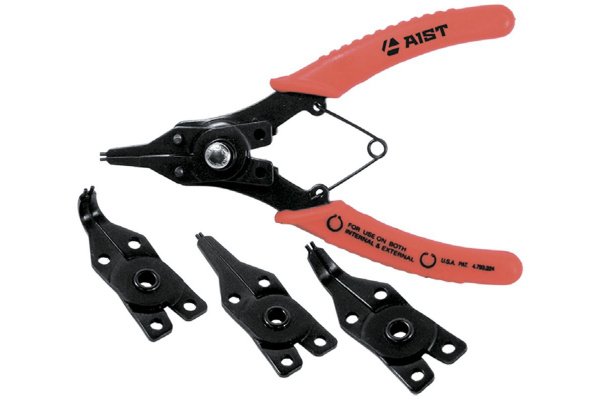 Щипцы AIST для внешних и внутренних стопорных колец со смен. блоками 5 предметов 71900105 00-00003929