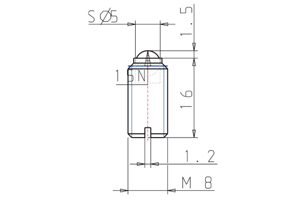 Пружинный фиксатор KIPP 50шт K0309.08