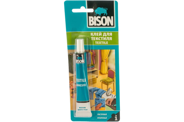 Клей BISON TEXTILE ADHESIVE CRD 25ML 6307216