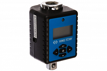 Электронный динамометрический адаптер KING TONY 34307-1A, 3/8", 27-135 Нм, кейс