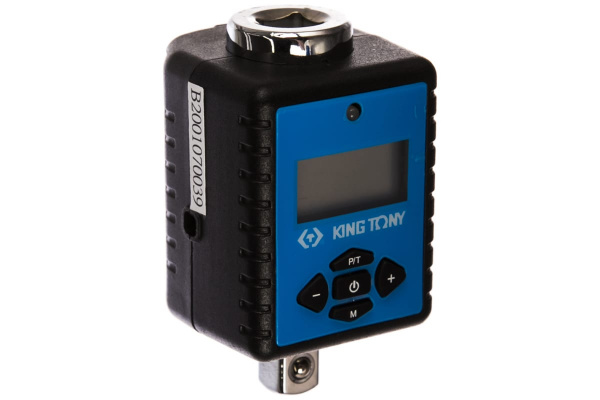 Электронный динамометрический адаптер KING TONY 34307-1A, 3/8", 27-135 Нм, кейс