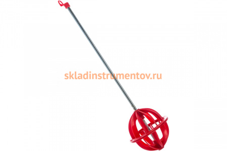 Пластмассовый миксер ГЛОБУС для красок 110х112х400мм Зубр 06008-110-40