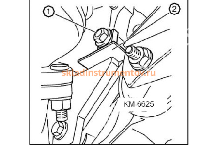 Фиксатор маховика AIST Opel KM-6625 672305011 00-00020643