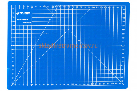 Непрорезаемый коврик Зубр Эксперт 3 мм цвет синий 300x220 мм 09903