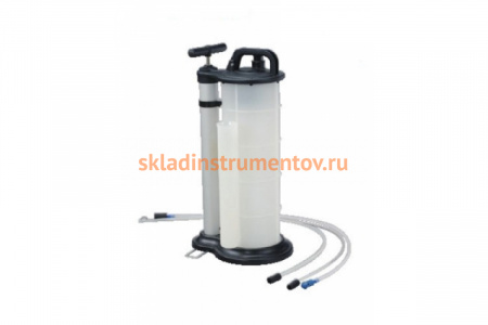 Ёмкость FORCE 9л, д/замены отработанного масла с ручным и пневмоприводом /3 насадки/ 9T3606