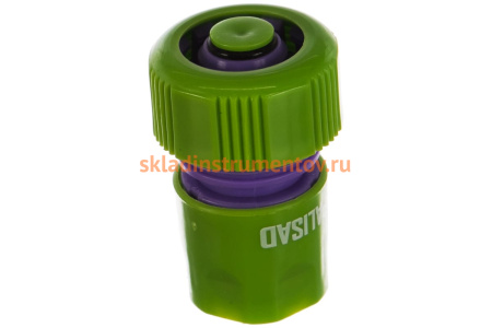 Соединитель пластмассовый быстросъемный для шланга с автостопом 3/4" PALISAD 66165