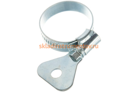 Металлические, червячные хомуты СИБРТЕХ 19-29мм, ширина 12мм, W1, с металлическим ключом, 2шт 476517