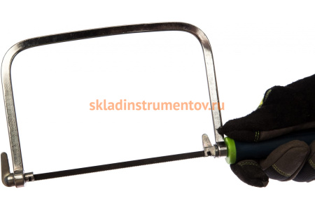 Лобзик, 170х120 мм двухкомпонентная рукоятка + 5 полотен СИБРТЕХ 24025