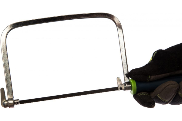 Лобзик, 170х120 мм двухкомпонентная рукоятка + 5 полотен СИБРТЕХ 24025