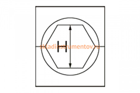 Матрица шестигранная МШ-74.0-А/100т (74 мм; 100 т; алюминиевые зажимы) для пресса ПГ-100 КВТ 61272