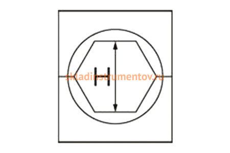 Матрица шестигранная МШ-14.5-С/100т (14.5 мм; 100 т; стальные зажимы) для пресса ПГ-100 КВТ 64907