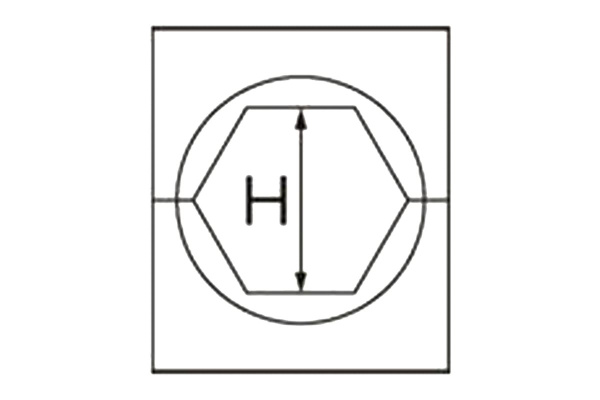 Матрица шестигранная МШ-25.0-С/100т (25 мм; 100 т; стальные зажимы) для пресса ПГ-100 КВТ 75874
