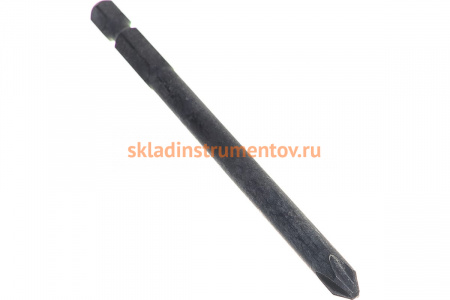 Вставка бита торцевая для шуруповерта 1/4", Phillips, PH2, L = 100 мм KING TONY 711002P
