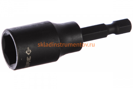 Удлиненная бита ПРОФИ с торцовой головкой Зубр, хвостовик E 1/4", 12 мм 26377-12