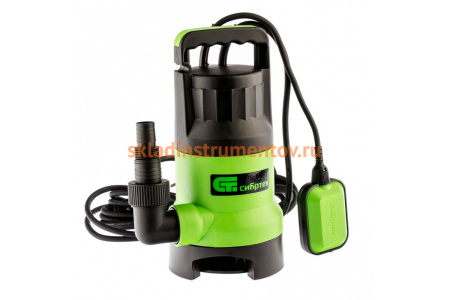 Дренажный насос для грязной воды СИБРТЕХ СДН800-35 97265