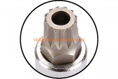 Торцевая вставка для откручивания заглушки картера holey xzn М16, 60 мм, AUDI A4 Hans 4028MH16