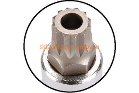 Торцевая вставка для откручивания заглушки картера holey xzn М16, 60 мм, AUDI A4 Hans 4028MH16