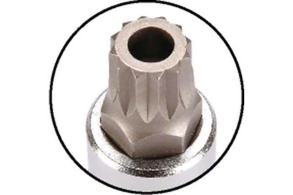 Торцевая вставка для откручивания заглушки картера holey xzn М16, 60 мм, AUDI A4 Hans 4028MH16