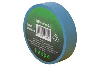 Изолента HAUPA ПВХ синий 15ммх20 м, d 74 мм 263830