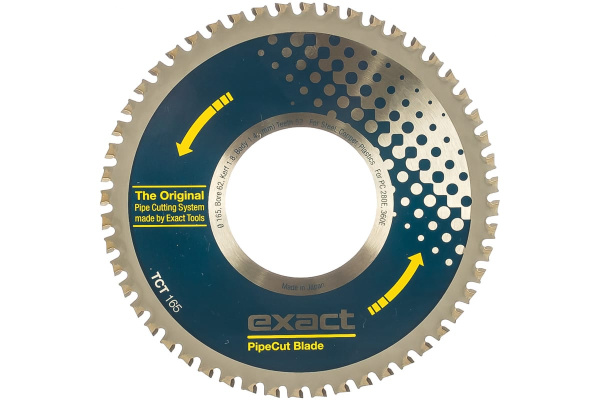 Диск ТСТ для электротруборезов Pipecut 280Е, 360Е (165х62 мм) Exact 7010487 Диск ТСТ для электротруборезов Pipecut 280Е, 360Е (165х62 мм) Exact 7010487