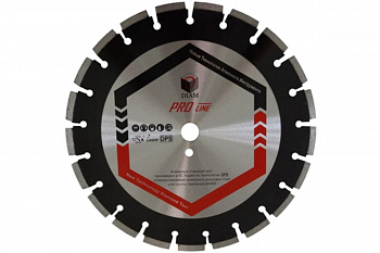 Диск алмазный отрезной по асфальту Pro Line (350х25.4 мм) Diam 030630